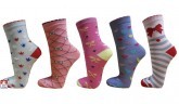 Dětské ponožky dívčí vzory
