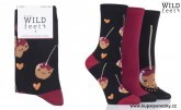 Dámské ponožky WILD FEET vzorované KARAMELKY