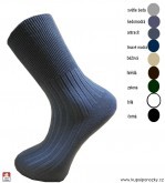 DOPRODEJ VZORU Ponožky 100% bavlna volný lem 37-47