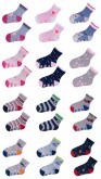 Ponožky dětské tenké vzorované s ABS