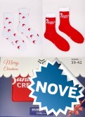Pánské vzorované vánoční ponožky 